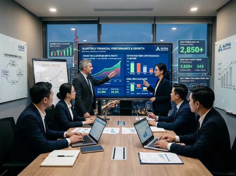 Mục tiêu kinh doanh từ tạo doanh thu đến tăng trưởng và duy trì giá trị